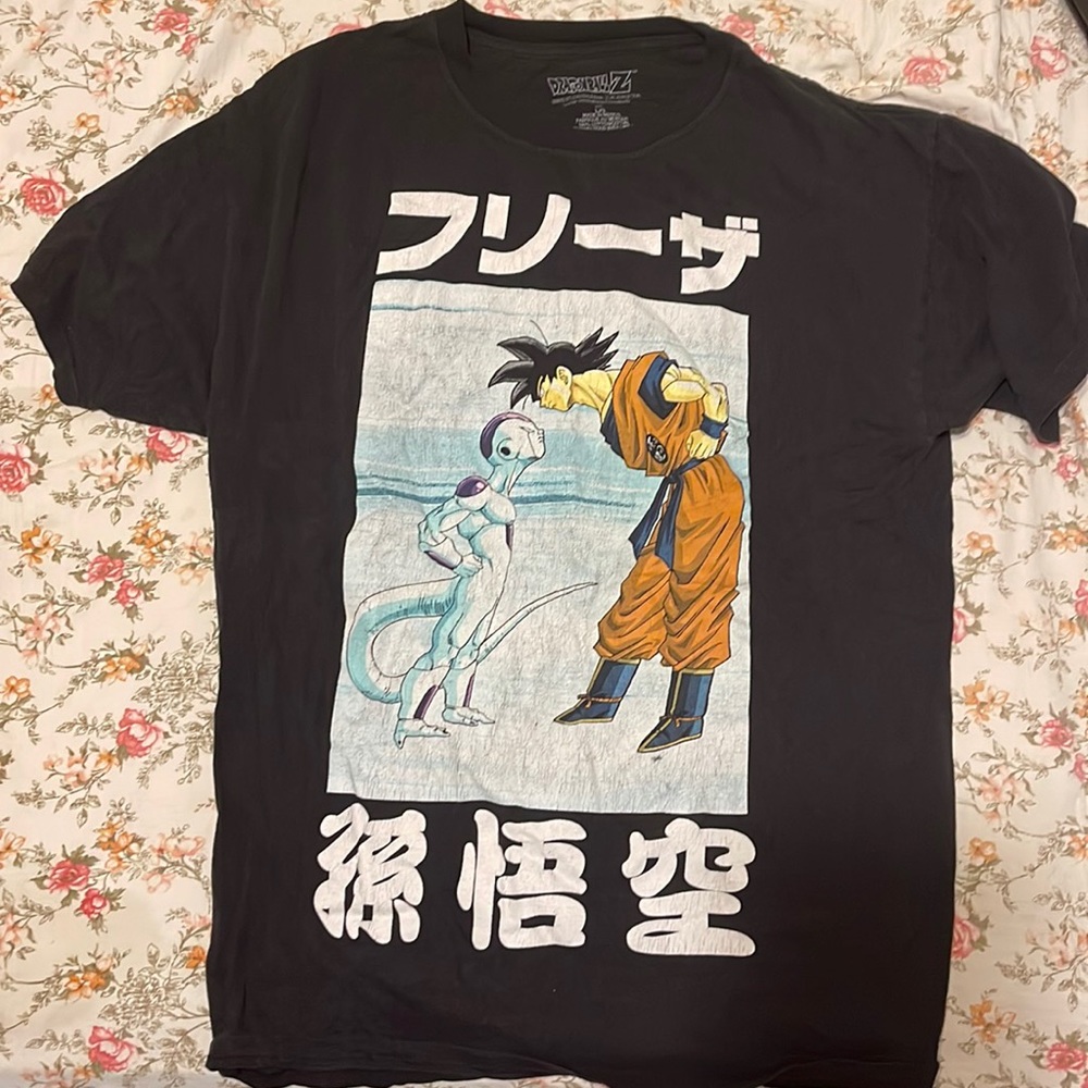 Dragon ball Goku And Frieza | T-Shirt | Large | Faded